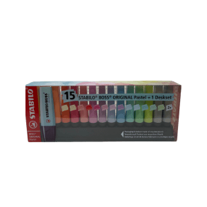 PACK STABILO PASTEL 15 COLORES